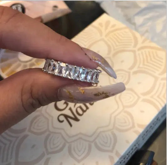 Baguette Eternity Band CZ