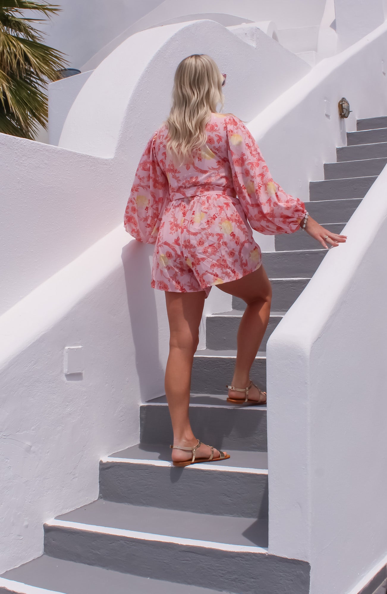 Long Batwing Sleeve Summer Romper